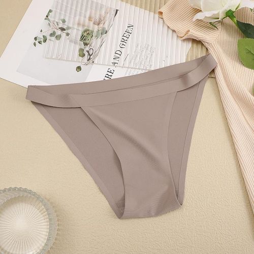 Fashion FINETOO Women's Seamless Panty Elastic Band Cotton Bikini