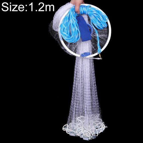 Generic American Easy Throw Cast Net Fishing Mesh Fishing Tackle