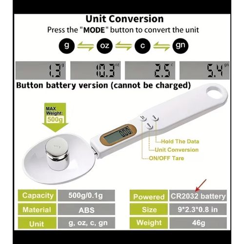 product_image_name-Generic-  500g 0.1g Precise Digital Measuring Spoons Kitchen Kitchen-2