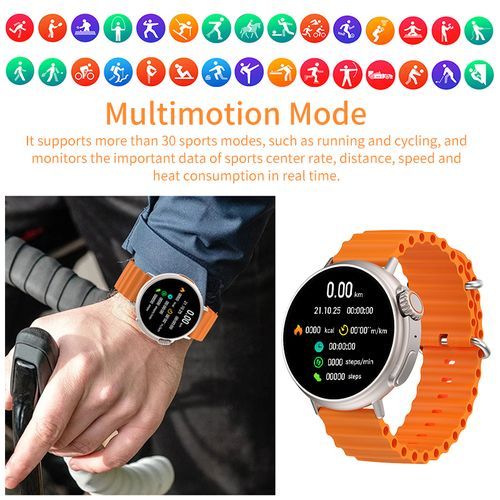 product_image_name-Generic-2023 NFC Smart Watch Men 1.6 Inch Ultra Series Bracelet Fitness Sport Watches Bluetooth Call Smartwatch-4