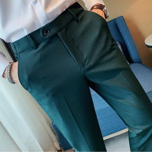 High Quality Men's Suit Pants British Business Dress Pants Casual