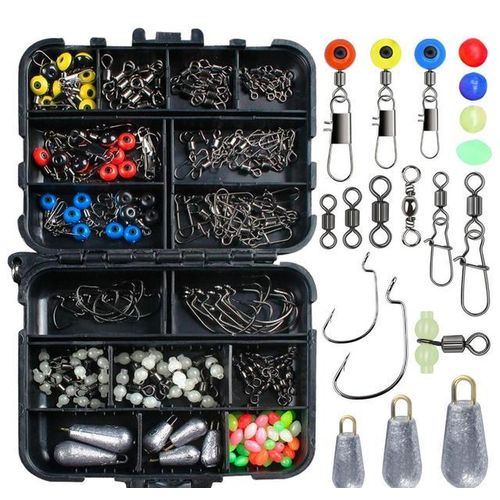 Generic 177pcs Fishing Accessories Kit Fishing Set With Luminous