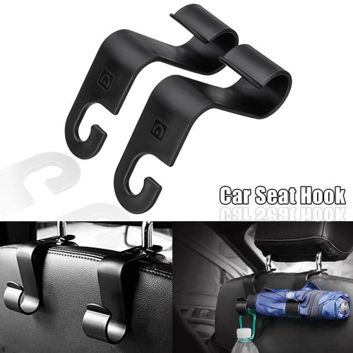 2pcs Car Seat Back Hooks, Universal Vehicle Seat Hook Hanger, Car