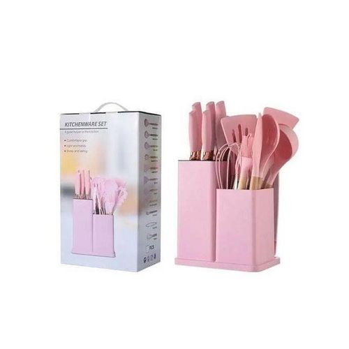 Generic Sets Of Silicone Quality Kitchenware Spoon And Knife