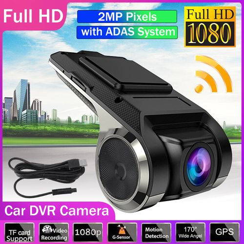 USB 1080P Car DVR Camera WIFI GPS Hidden Dash Cam Video Recorder Night  Vision