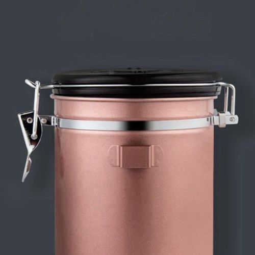 1pc Coffee Canisters, Airtight Stainless Steel Coffee Bean Storage  Container With Scoop And Date Tracker & CO2 Release Valve, Beans, Tea,  Sugar Storag