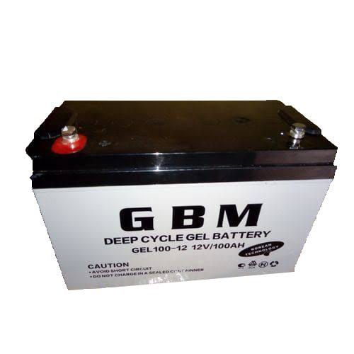 Gbm 100AH Deep Cycle Gel Battery.