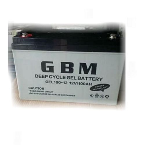 Gbm 100AH Deep Cycle Gel Battery.