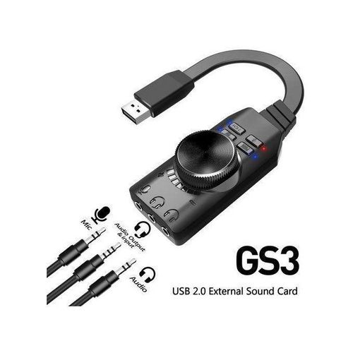 Generic GS3 Virtual 7.1 Channel Sound Card Converter Adapter