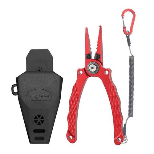 Generic Fishing Stainless Steel Fishing Pliers Braid Line Cutters Crimper  Hook Remover Saltwater Resistant Fishing Gear Tool