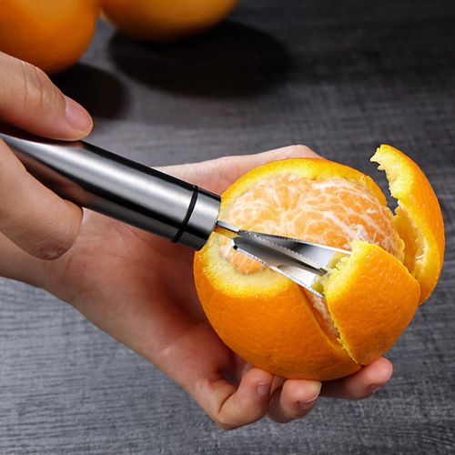 Stainless Steel Lemon Orange Peeler Practical Fruit Grapefruit Opener  Cutter Kitchen Gadgets For Household Tools Orange