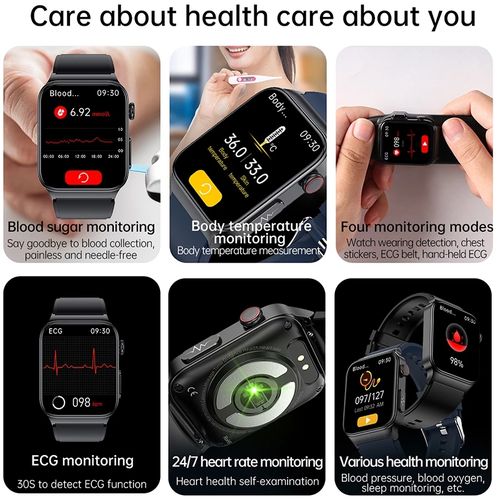 2023 New Blood Sugar Smart watch Men