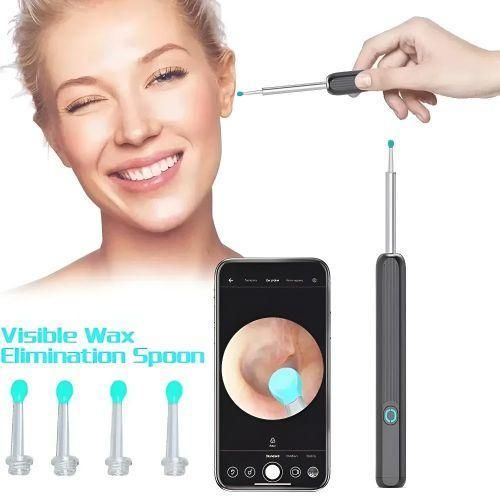 product_image_name-Generic-Wireless Wi-Fi Visual Ear Cleaner Otoscope Ear Wax with 1296P HD Cleaning Kit Removal Sticks Camera Tool Kit-1