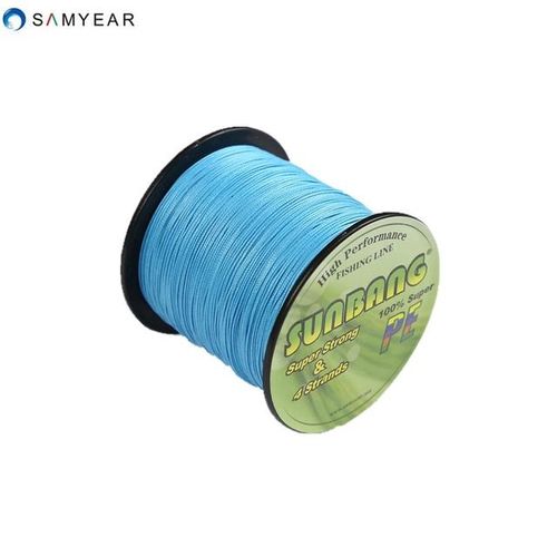 Generic 500m Braided Fishing Line Sunbang 4 Strands 15lb 20lb 30lb