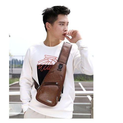 product_image_name-Fashion-Men's Sling Bag Chest Shoulder Backpack Crossbody Messenger Multipurpose Daypack-1
