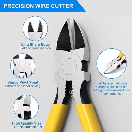 product_image_name-Generic-Diagonal Pliers - Multifunctional Wire and Cable Cutters-2