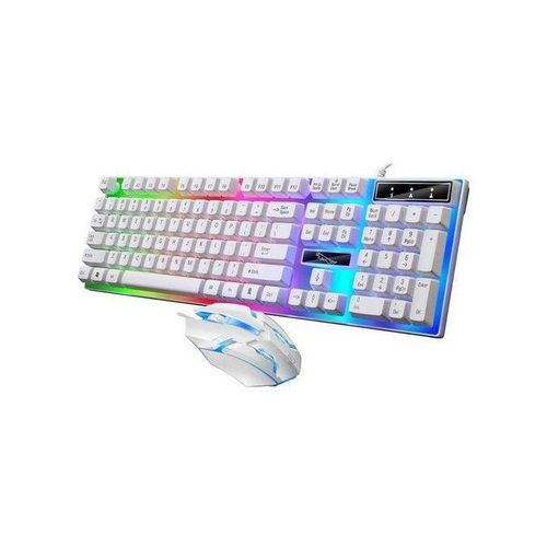 product_image_name-Generic-Wired Gaming Keyboard With Background Light & Mouse - white-1