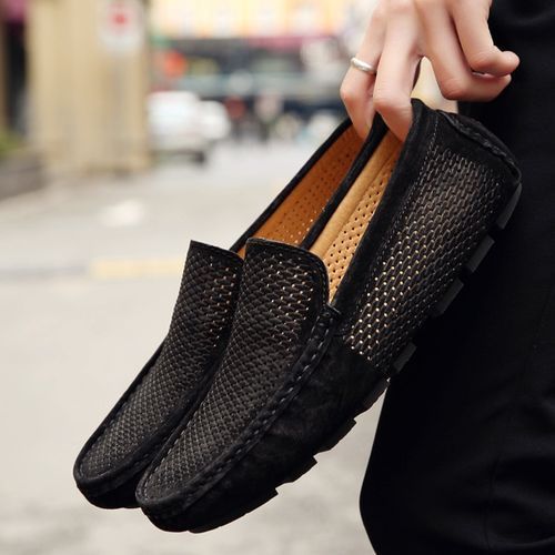 Fashion New Loafer For Men Suede Men's Shoes Casual Flats Mens Loafers ...