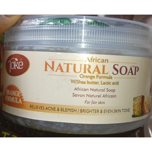product_image_name-Toke-African Natural Soap Orange Formula Shea Butter With Lactic Acid 250g(Toke)X1-1