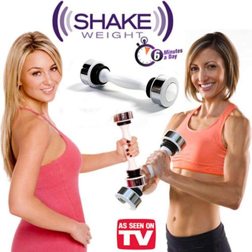 Generic Ladies Dumbbell Shake Weight Keep Fitness Exercise Free DVD Upper  Body Women 8.7x32.5x13cm