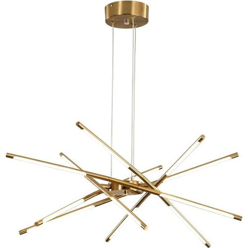 Generic Modern LED Linear "Pick-Up Sticks" Branch Chandelier - image 4