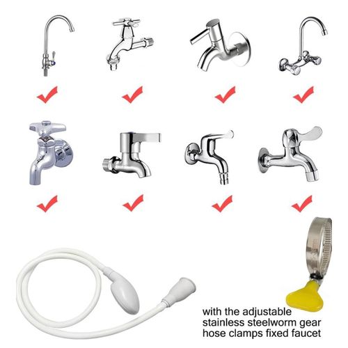Generic Quick -connect faucet bath multi-function connector shampoo shower pet shower shower nozzle shower - image 2