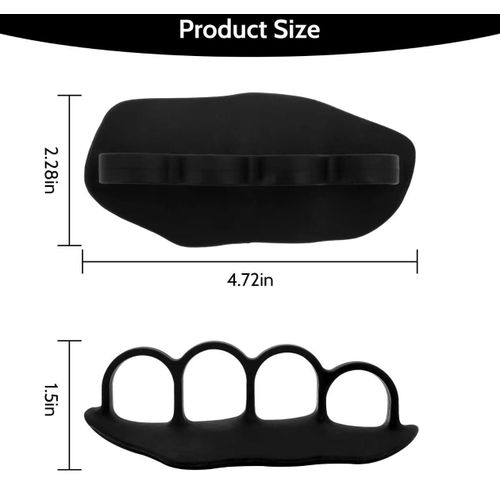 Generic Silicone Gym Grip Pro – Anti-Slip Weightlifting & Pull-Up Hand Grips - image 3