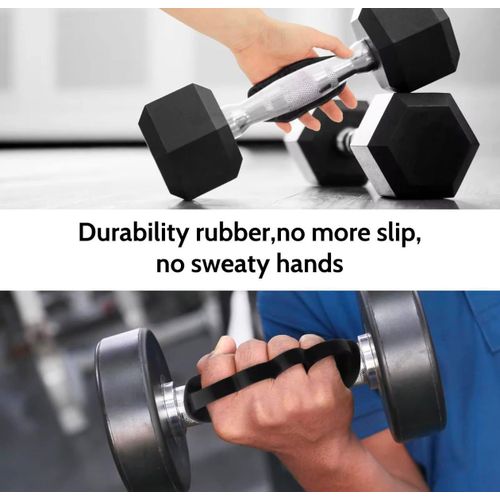 Generic Silicone Gym Grip Pro – Anti-Slip Weightlifting & Pull-Up Hand Grips - image 4