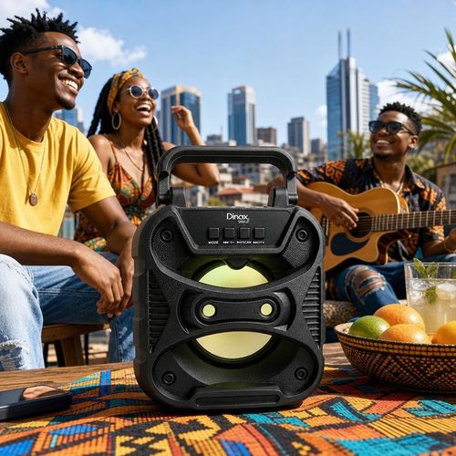 Generic Black Bluetooth Speaker with Radio, USB/TF/AUX Play, RGB Lights - image 4