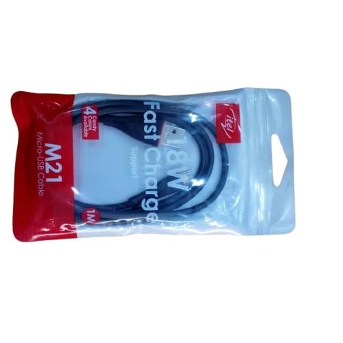 product_image_name-itel-M21 Micro USB Fast Charging Cable 2.1A – 1m-1