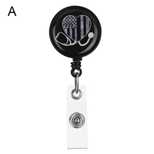 Generic Hot Retractable Nurse Doctor Badge Holder Funny Reel Work