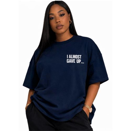 product_image_name-Fashion-DAMBA Unisex Oversized Testimony Tee – God Kept Me - NAVY BLUE -2