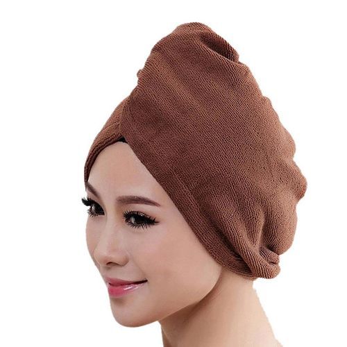 product_image_name-Generic-Hair Turban Breathable Strong Absorbent Microfiber-Hot Pink-8
