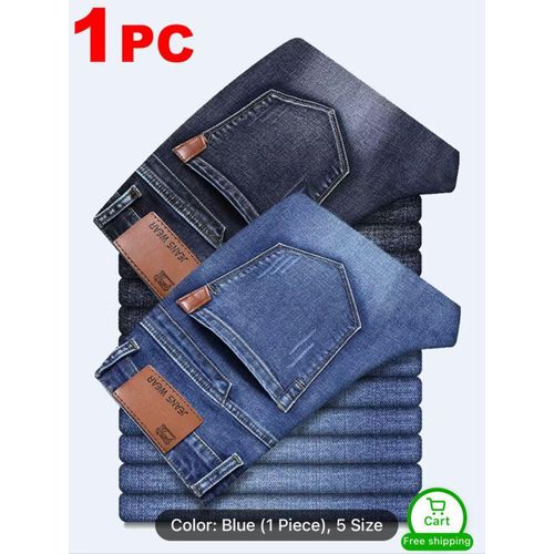 Fashion Classic Slim-Fit Denim Jeans For Men