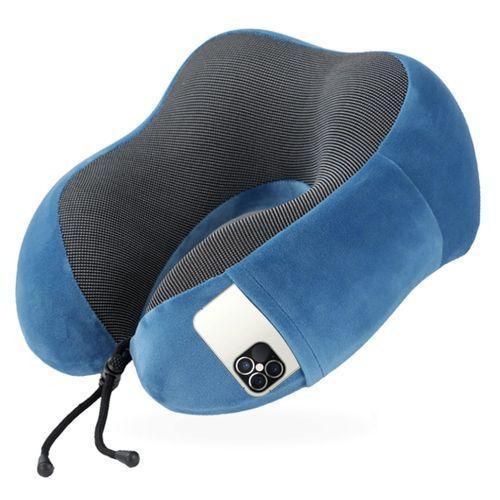 Dwellac Travel Neck Pillow, U-shaped Memory Foam Massage Pillow
