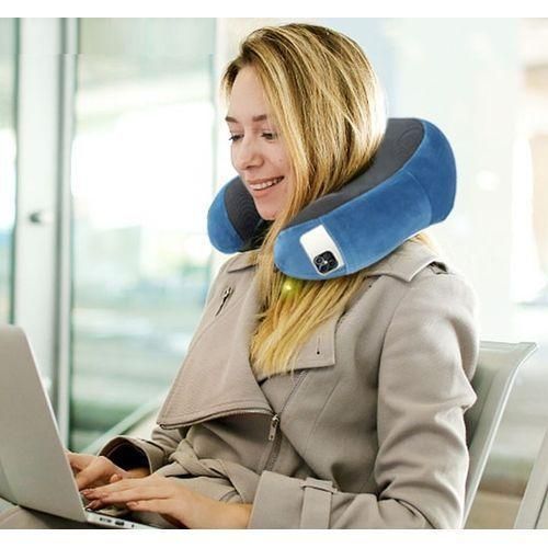 Dwellac Travel Neck Pillow, U-shaped Memory Foam Massage Pillow - image 6