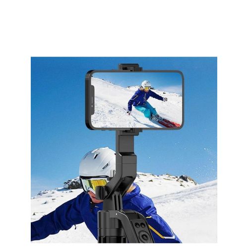Generic Ai Auto Face tracking Quadrapod 360 rotation with stand handheld stabilizer - image 3