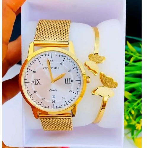 Gold wrist watch discount jumia