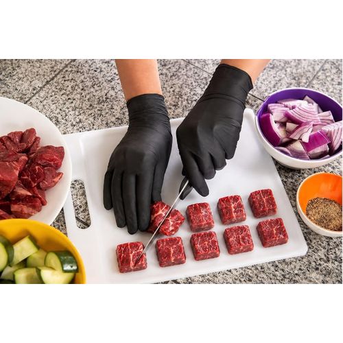 Generic Multi-Purpose Disposable Black Vinyl Glove (100pcs) - image 3