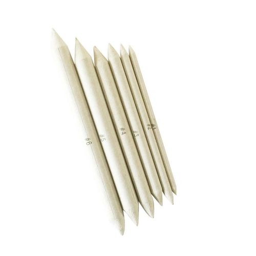 6pcs Drawing Paper Blending Stump Pencil Blending Stump Writing