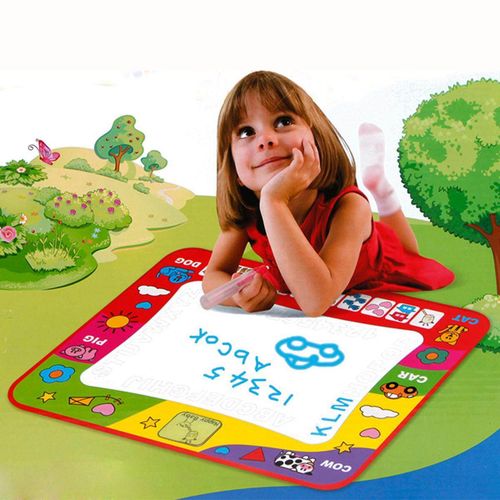 Kids Water Drawing Aqua Doodle Home Mat Pad Painting Board Magic Pen Toys  Gift