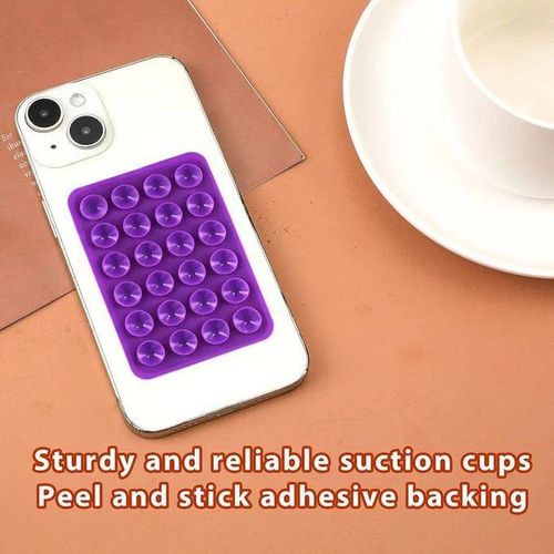Generic Silicone Suction Phone Case Mount 2pic