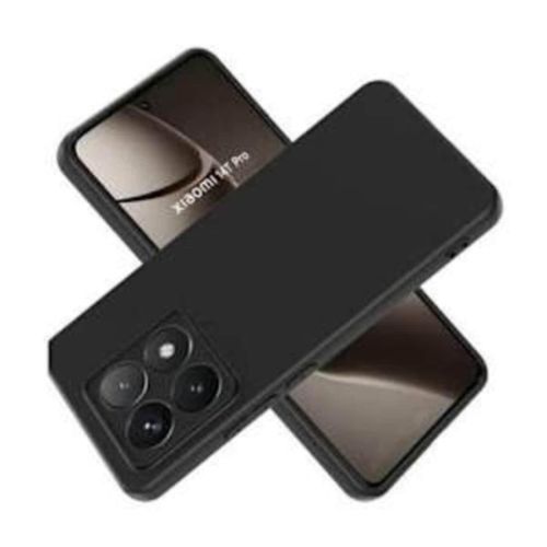 Generic Silicon Back Case for Xiaomi 14t / Xiaomi 14t pro - Black - image 2