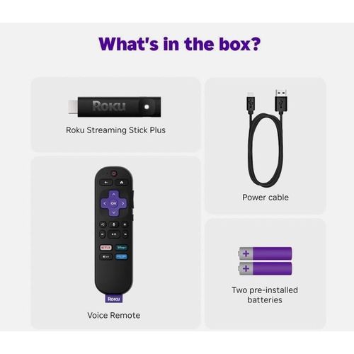 Roku Streaming Stick Plus - 4K & HDR  with Voice Remote - image 2