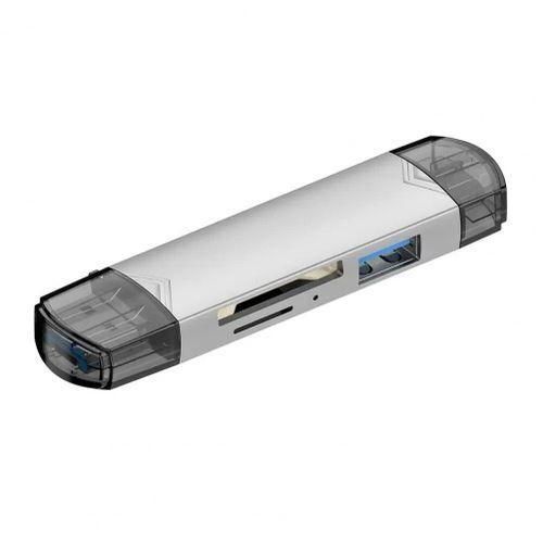 Generic 6 In 1 Multifunction USB 3.0 Card Reader U Disk TYPE-C/Usb/Tf/Sd Flash Drive Memory Card for Adapter Phone Laptop Computer - image 6