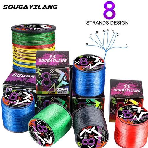 Generic Sougayilang 300m 500m 8 Strands 4 Strands Braided Fishing