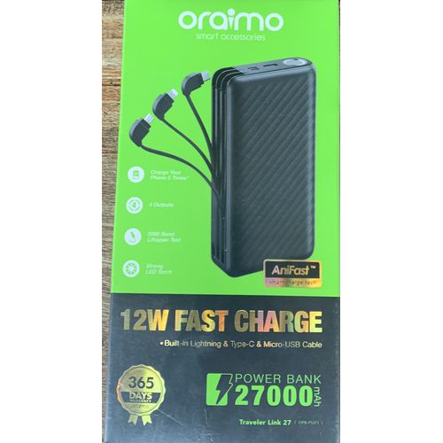 Oraimo 27000mah Powerbank in Port-Harcourt - Accessories for