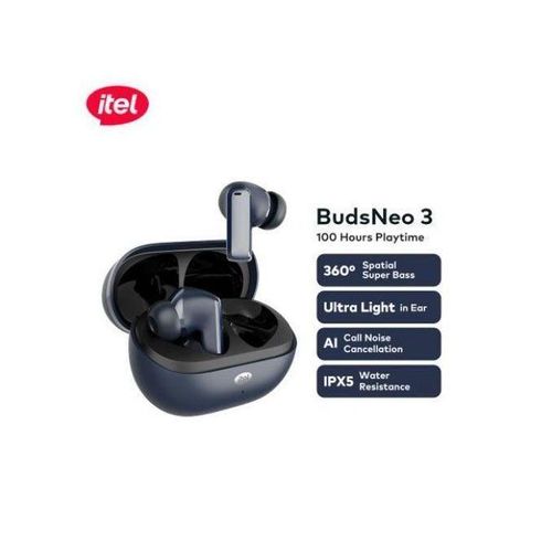 itel Buds Neo 3 Super Bass ENC BT 5.3 Ear Buds - 100Hours On