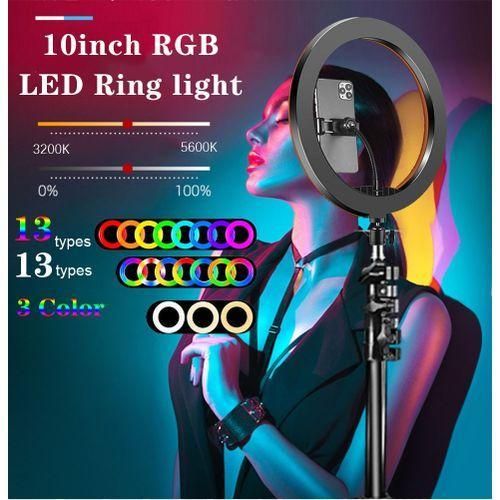 product_image_name-Generic-Camera Filter 10'' Inch Rgb Ringlight - Ring Light With Tripod Stand-5