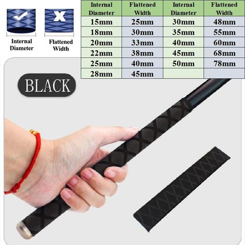 Generic 1M Non-slip Heat Shrink Wrap Tubing Fishing Rod DIY 5